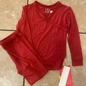 NWT 5T red kimono set